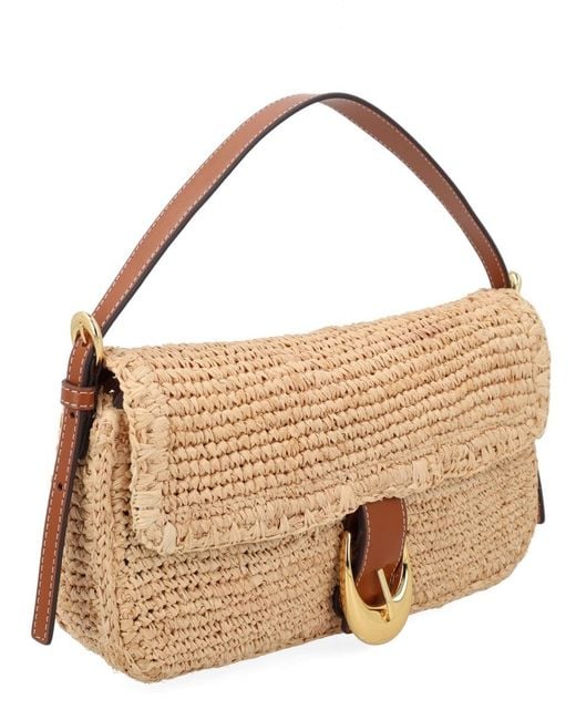 Staud Brown Shoulder Bag Harlow Rf Natural