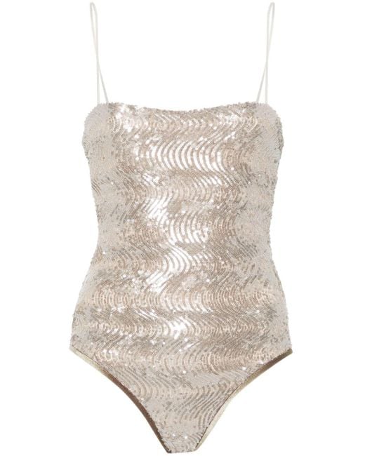 Forte Forte White Body Mit Pailletten