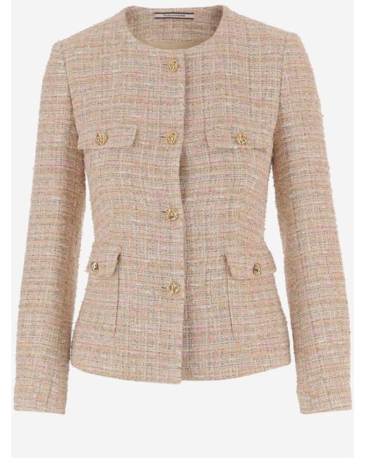 Tagliatore Natural Viscose Blend Jacket