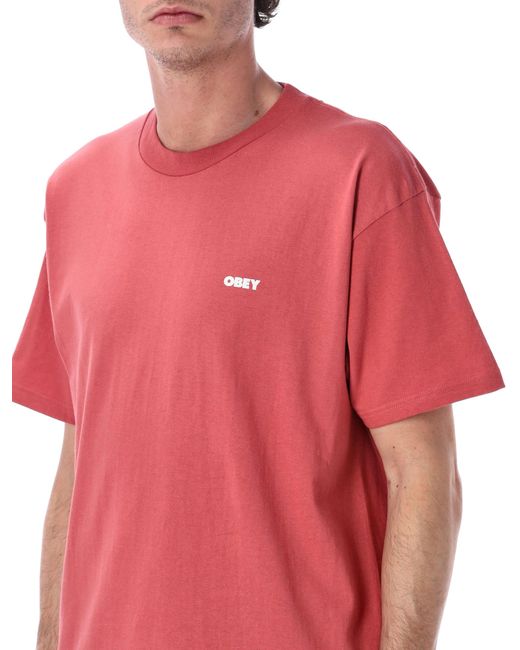 Obey Red T Shirts And Polos for men