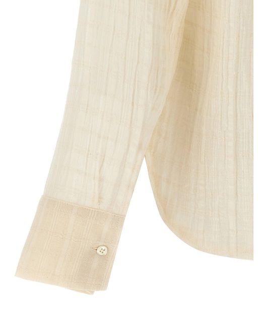 Séfr SÉfr 'Ignacio' Hemd in Natural für Herren