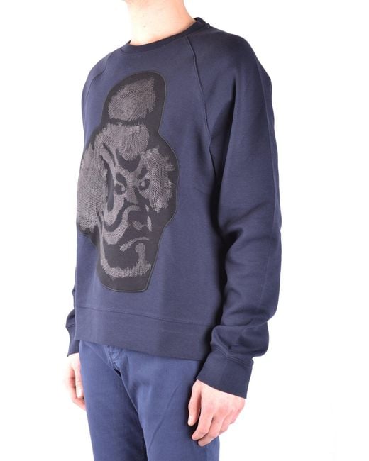 Paolo Pecora Blue Cotton Sweatshirt for men