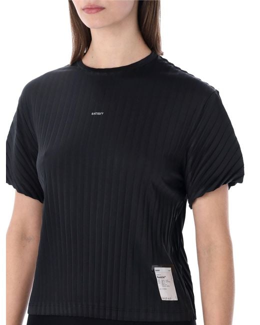 Satisfy Black T Shirts And Polos