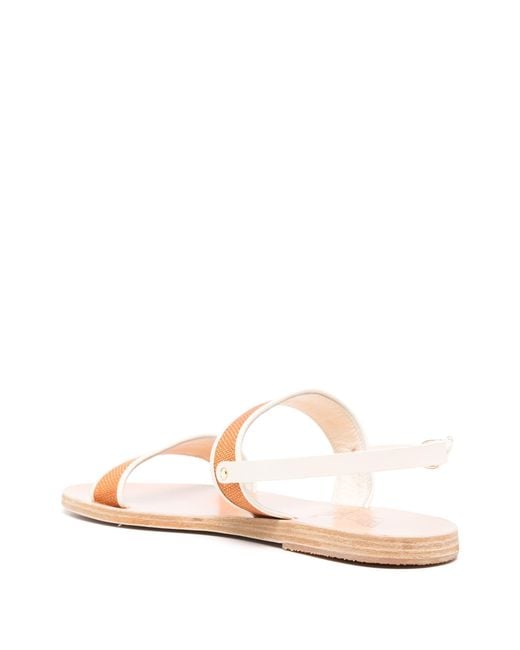 Ancient Greek Sandals Multicolor Clio Nappa/Raffia Shoes