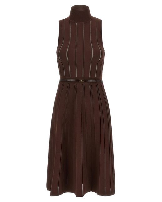 Waft Robe à Jour Elisabetta Franchi en coloris Brown