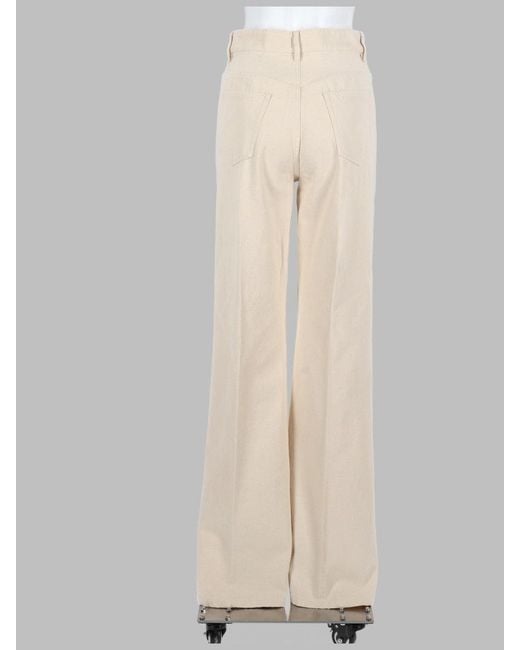 A.P.C. White Jeans Domino Recycled Cotton
