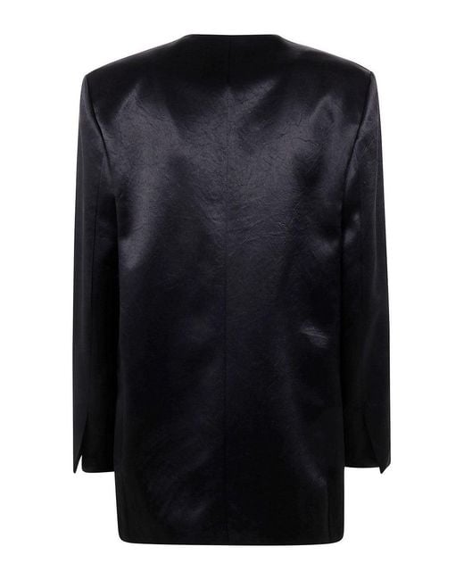 Philosophy Di Lorenzo Serafini Black Double Breasted Blazer