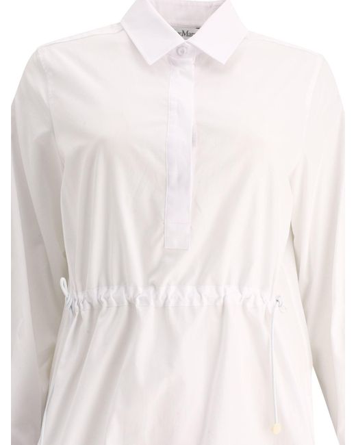 Vestido de camisa "Juanita" Max Mara de color White