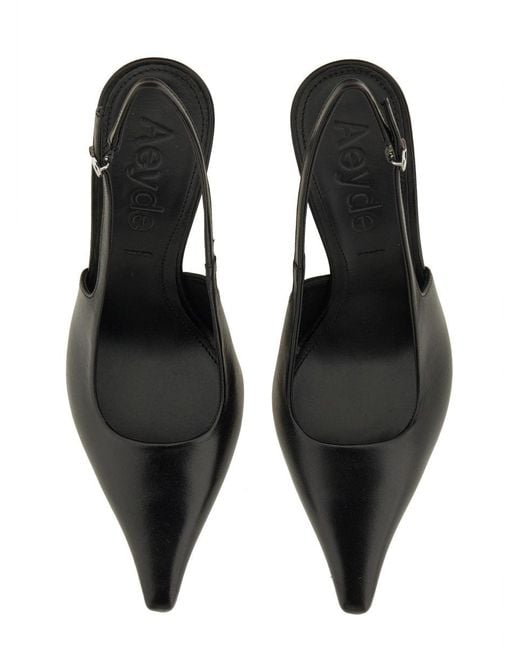 Aeyde Black Fernanda" Pump Slingback