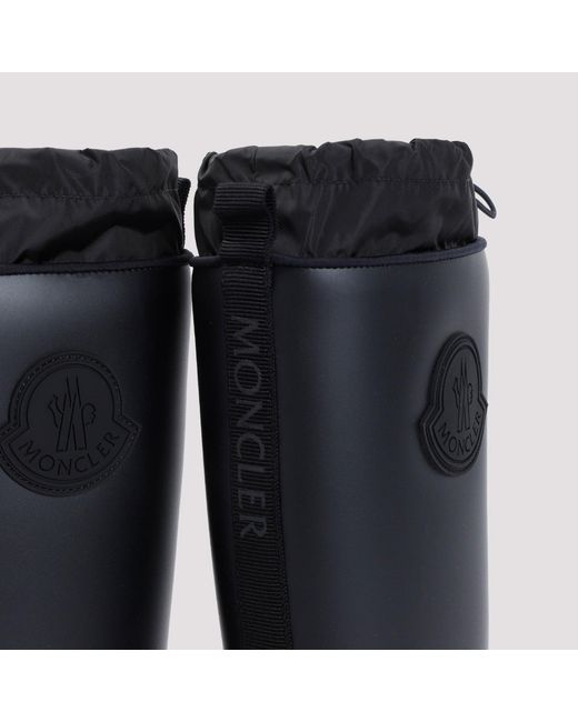 Moncler Blue Kickstream High Rain Boots