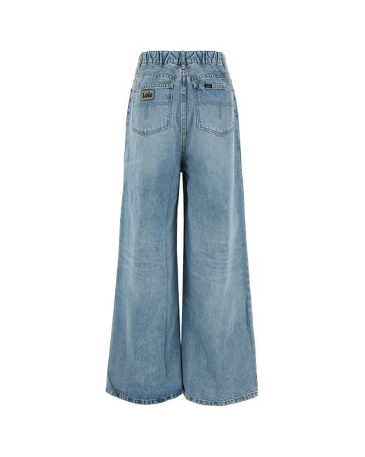 Lois Blue Denim Paloma Wide Leg Jeans