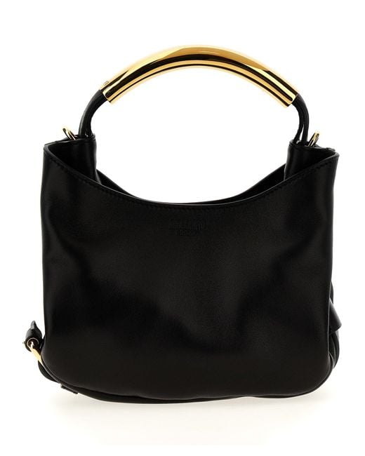Moschino Black Handle Me Bag Small' Handbag