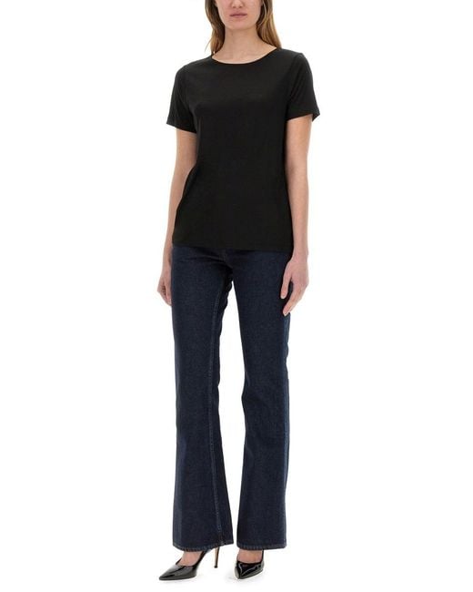 Fay Black Regular Fit T-Shirt