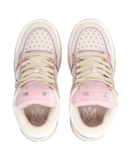 Amiri Pink Sports Shoes "Crystal Ma-1"
