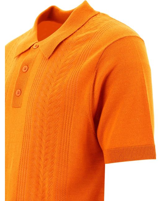 Camisa de polo "Thor" NN07 de hombre de color Orange