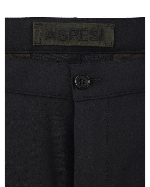 Aspesi Broek Blauw in het Blue voor heren