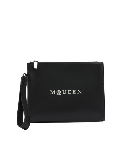 Alexander Mc Queen Pouch con logotipo McQueen de hombre de color Black