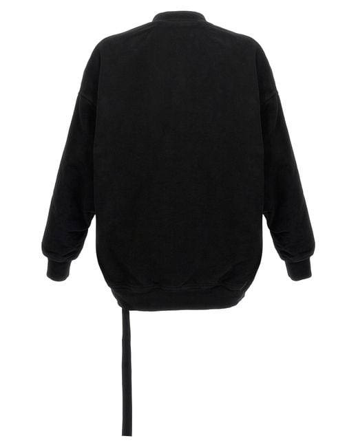 Rick Owens Black Jumbo Flight' Bomber Jacket for men