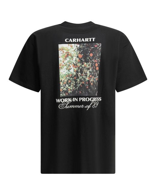 Carhartt Black "Warm Views" Crewneck T Shirt