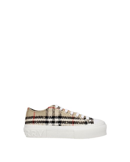 Burberry Multicolor Check Wool Sneaker