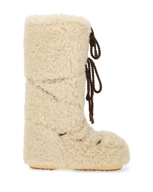 Moon Boot 'icon Curly Extra' Laarzen in het Natural