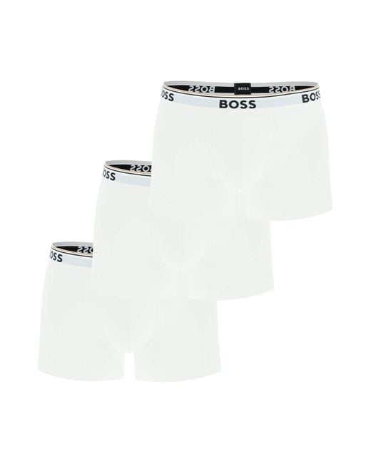 BOSS by HUGO BOSS Tripack Onderbroeken in Wit voor heren | Lyst NL