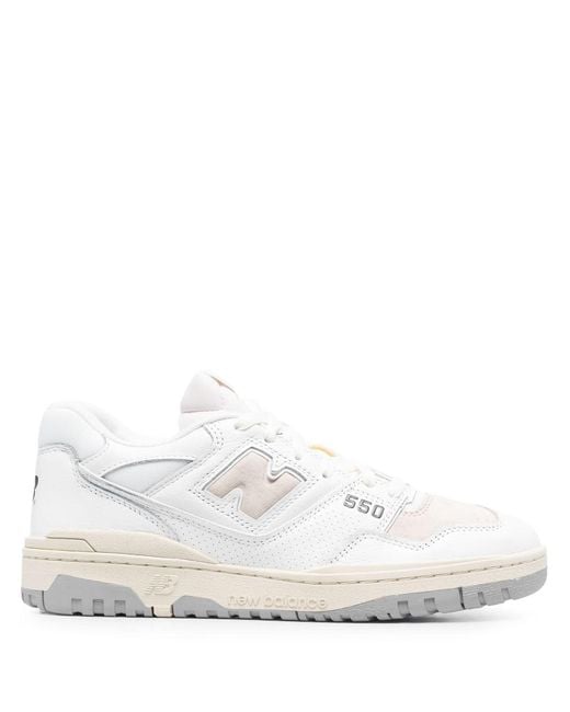 New Balance White Sneakers for men