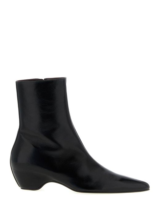 Khaite Black 'Sybil' Ankle Boots for men