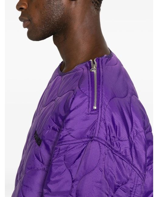 Oamc Peacemaker Purple Shoulder Zip Liner