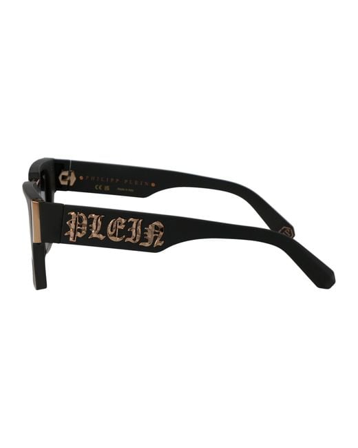 Philipp Plein Black Sunglasses for men