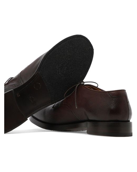 Alberto Fasciani Brown Ethan Lace Up Shoes for men