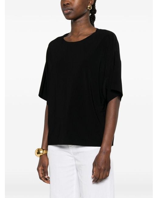 Norma Kamali Black Short-Sleeves T-Shirt