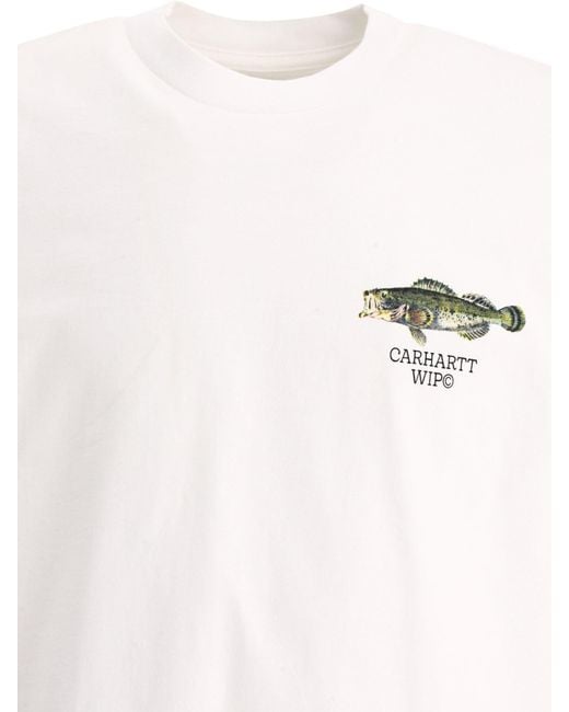 Carhartt "fish" T -shirt in het White voor heren