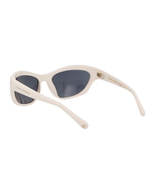 Chiara Ferragni Blue Sunglasses