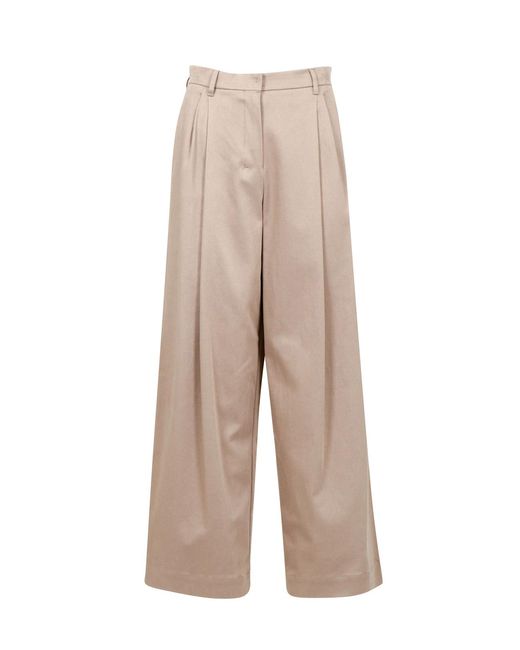 Pantalon Naturel Max Mara en coloris Natural