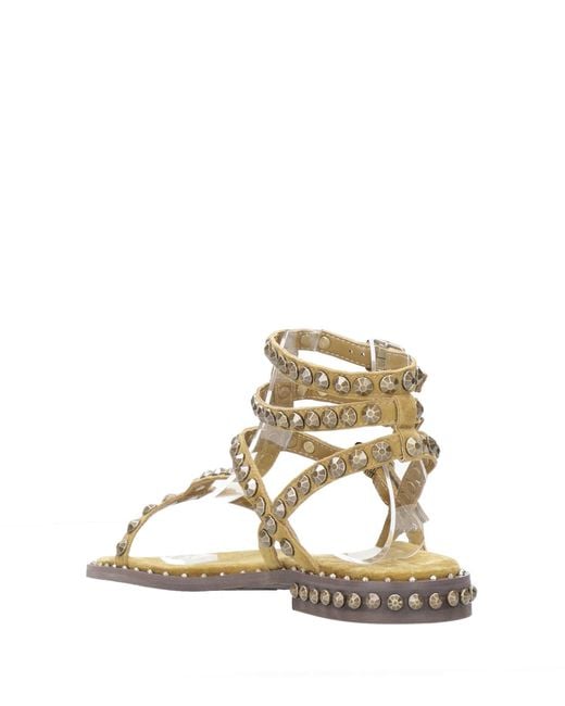 Ash Metallic Sandals