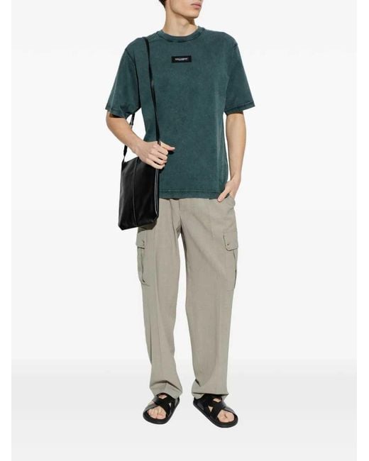 Dolce & Gabbana Green Short Sleeved T Shirt