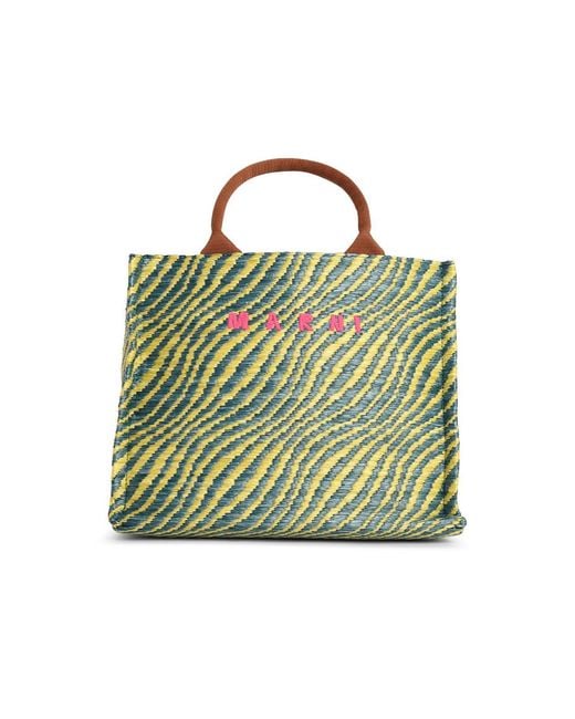 Marni Green Small 'Tote' Bag