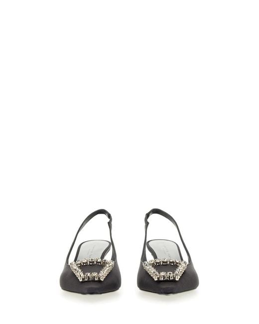 Roberto Festa White Futura Slingback Heels
