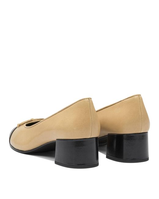Tory Burch Natural Hohe Schuhe