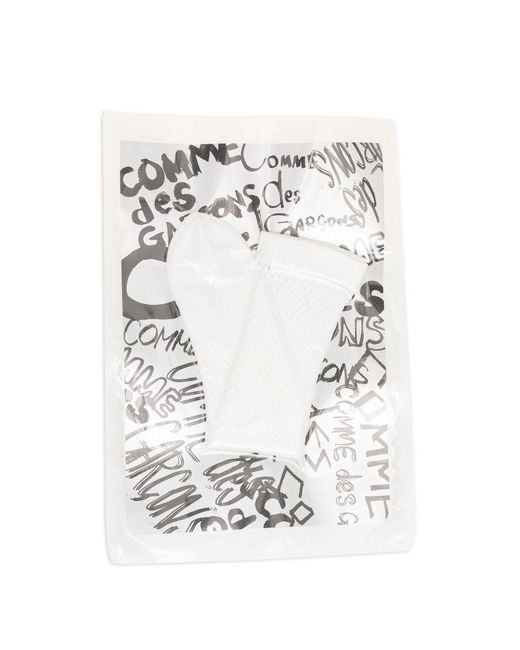 Comme des Garçons White Nylon Socks