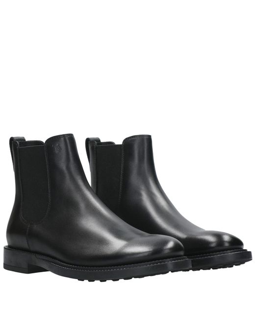 Tod's Black Boots for men