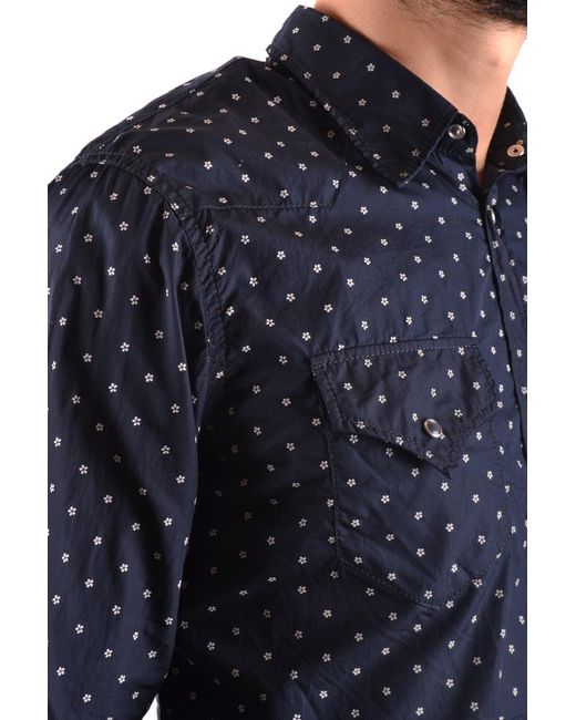 DSquared² Overhemden Donkerblauw in het Blue voor heren