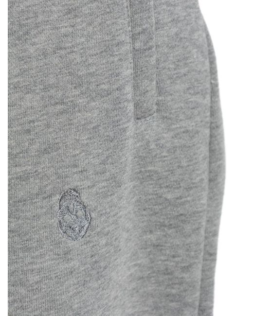 Alexander McQueen Alexander Mc Queen Logo Cotton -trainingsbroek in het Gray