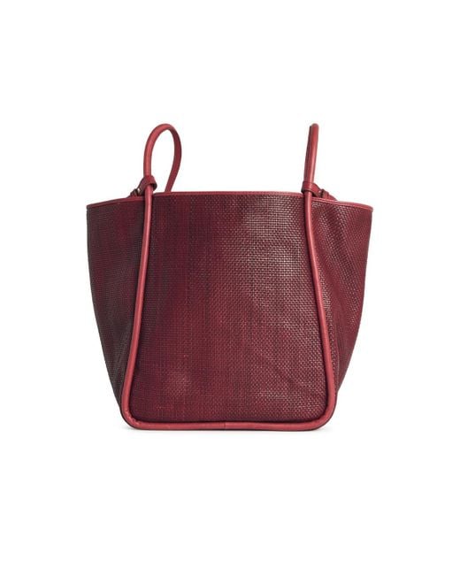 Dragon Diffusion 'ana' Brown Lear Bordo Bag in het Purple