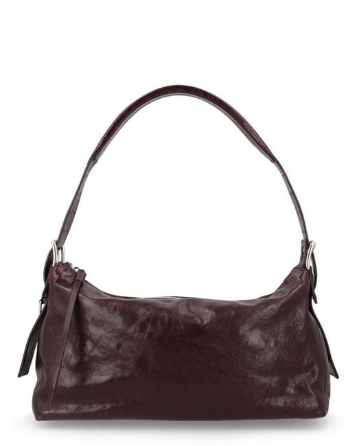 Lemaire Brown Borsa "Belted Baguette"