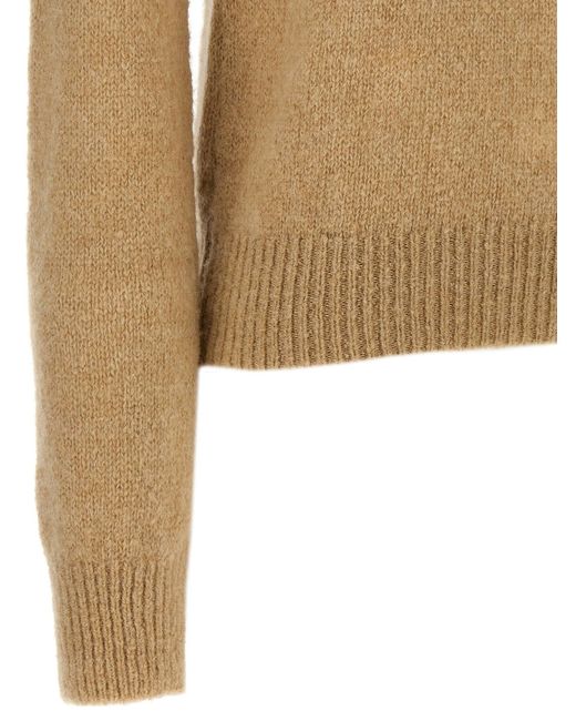 Dries Van Noten Droogt Van Noten 'texas' Trui in het Natural