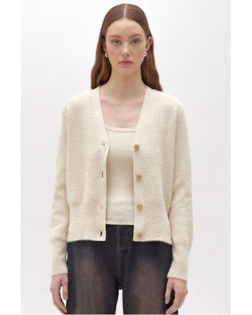 Blugirl Blumarine White Wool-Blend Sweater