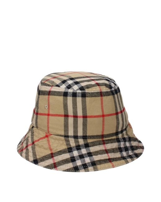 Burberry Brown Cappelli Uomo Cotone