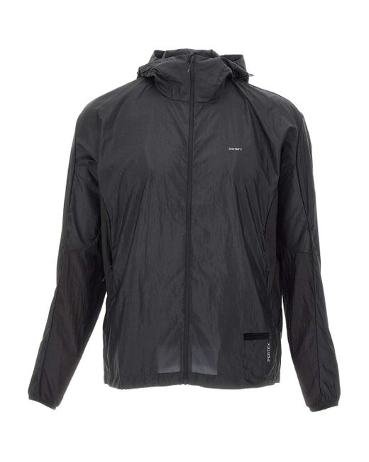 Satisfy Gray Pertex Diamond Fuse Windbreaker